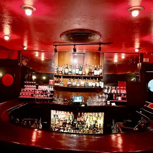 Once you enter a beautiful bar