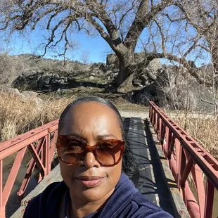 Bridge that connects the trail