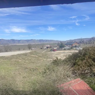 View from the gazebo at top of trail