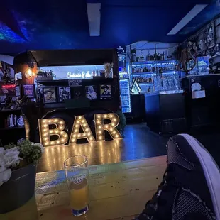 The bar