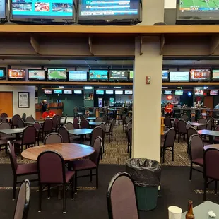 A few tables in from the entrance.