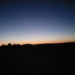 Sunset from the park.