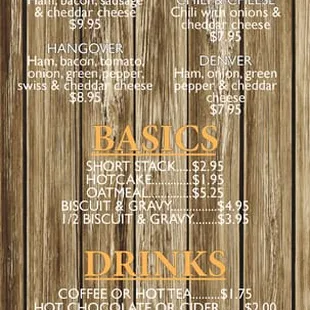 Breakfast Menu