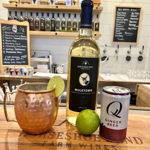Newest wine cocktail ~ Muscadine Mule