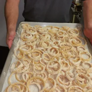 House made Onion Rings!! Bam.