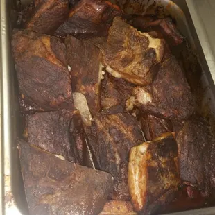 Smoked Ribs - a Saturday night special.