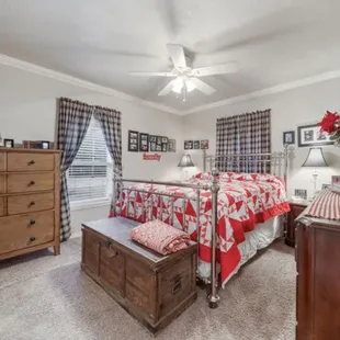 Lake House primary bedroom