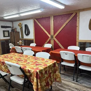 The Bunk House can be rented for parties, family reunions or meetings.