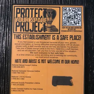Awesome sign in the bathroom