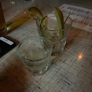 Pickle shots!