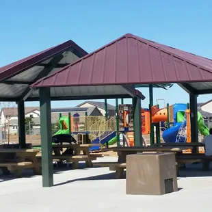 Larger shaded picnic area/BBQ's