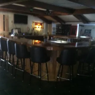 The bar area, recently updated.