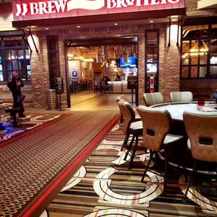 Entrance to Brew Brothers inside Horseshoe Casino