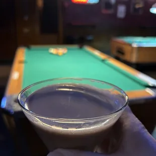 Chocolate martinis and pool!