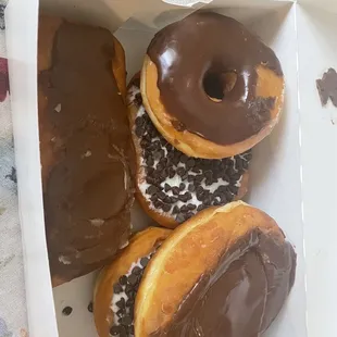 Chocolate chip donuts are a fan favorite!