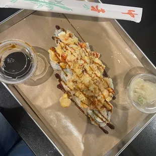 Seafood Volcano Roll