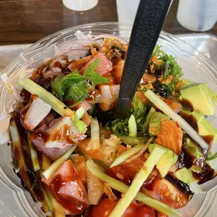 Sashimi Poke Bowl