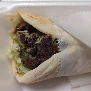 Falafel wrap