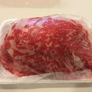Slice-to-order shabu shabu beef, amazing!!