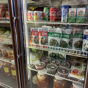 a refrigerator full of food