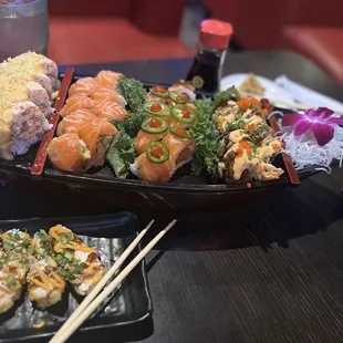 Double crunch , Philadelphia, Michelle and Platinum rolls‍