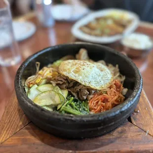 beef stone pot bibimbap