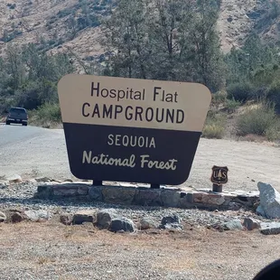 Campground sign