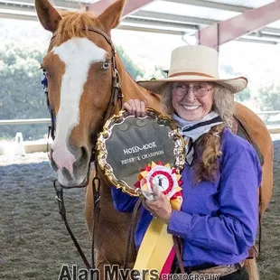 Kyila &amp; Cody with their Reserve Champion Tray &amp; Ribbon!