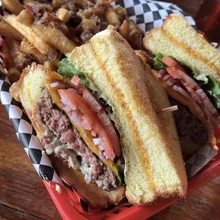 The Cheesehead Burger