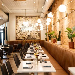 interior, sushi and sashimi