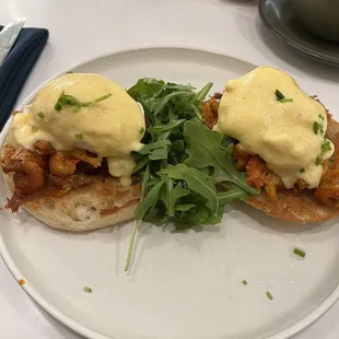 Cajun Crawfish Benedict
