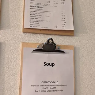 Espresso &amp; Non Soup of Day Oct 30-2023