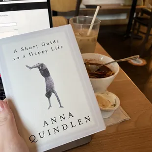 Tortilla soup, coffee, and a book!