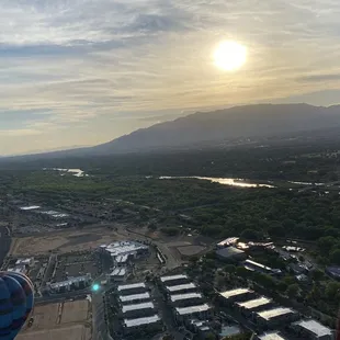 View from the balloon