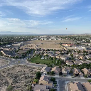 View from the balloon