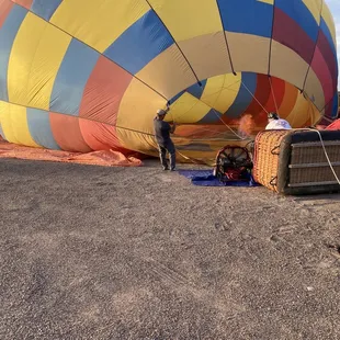 Balloon filling up