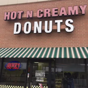 the front of the store