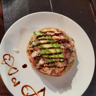 Ceviche tostadas