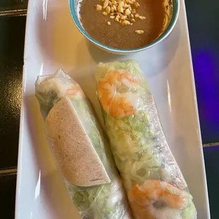 Spring Rolls w/ Shrimp &amp; Pork Ham