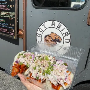 Korean Fried Chicken Bao
