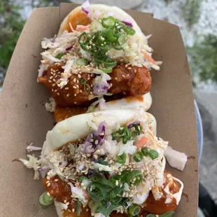 Korean Fried Chicken Bao