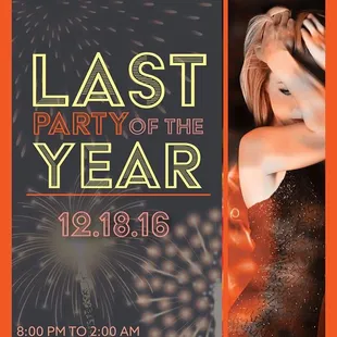 Our last party of 2016!