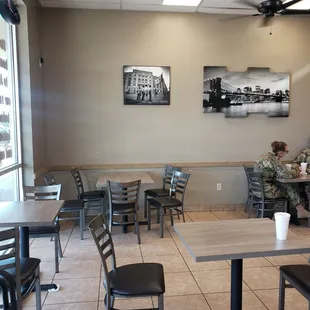 the interior of a restaurant