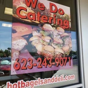 we do catering sign