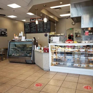 the interior of a restaurant