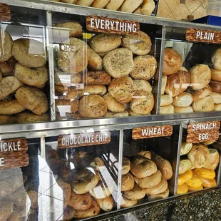 a variety of baked goods