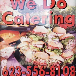 we do catering sign