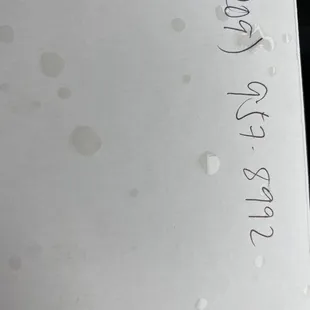 Number to place an order!