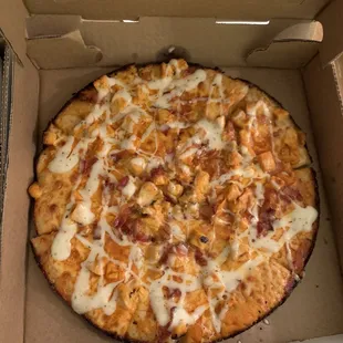 Buffalo chicken pizza