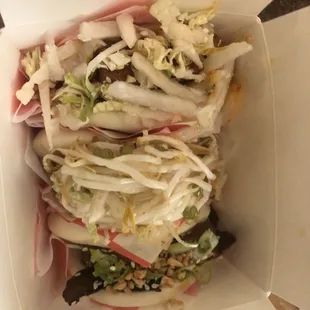 Mixed buns (pork, beef, and mushroom)
